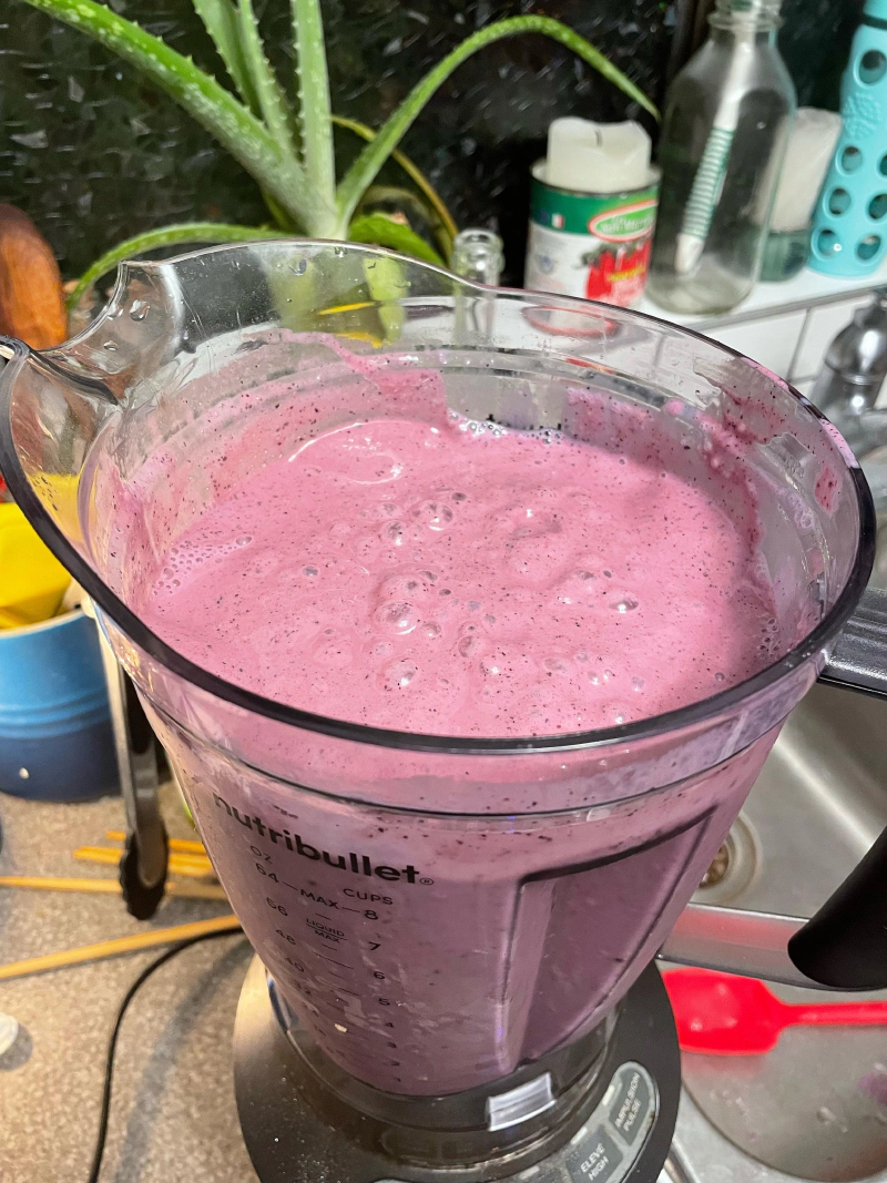 blueberry smoothie