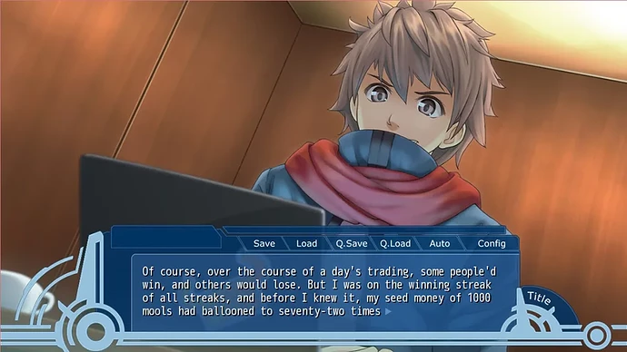 a visual novel